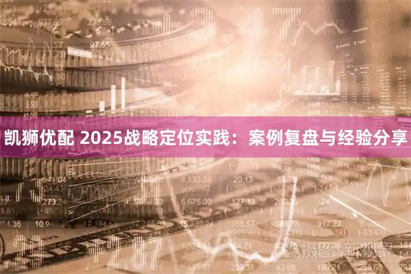 凯狮优配 2025战略定位实践：案例复盘与经验分享